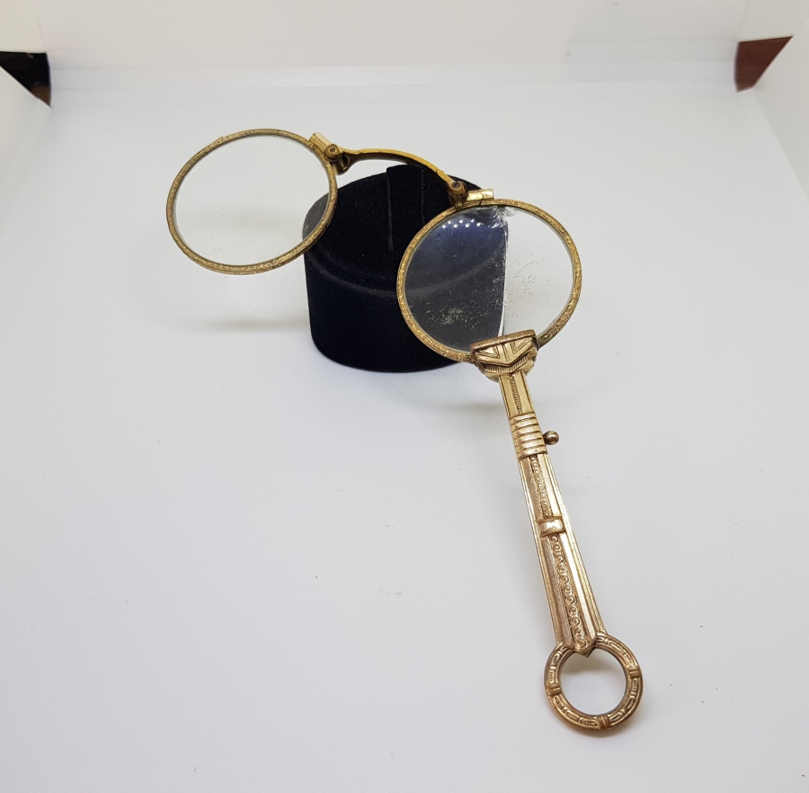 OSMANLI DÖNEMİ ALTIN KAPLAMA OKUMA GÖZLÜĞÜ - OPERA GÖZLÜĞÜ