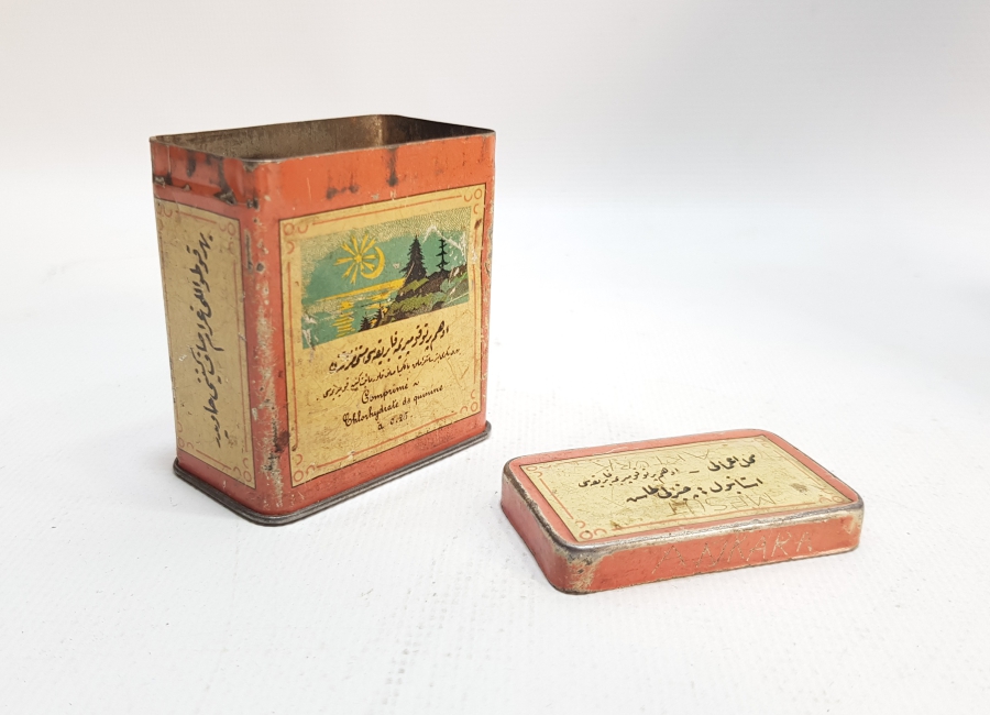 OSMANLICA YAZILI İLAÇ KUTUSU