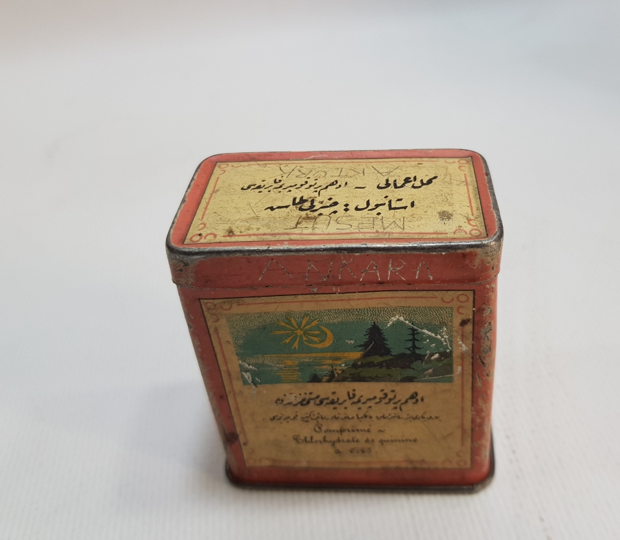 OSMANLICA YAZILI İLAÇ KUTUSU