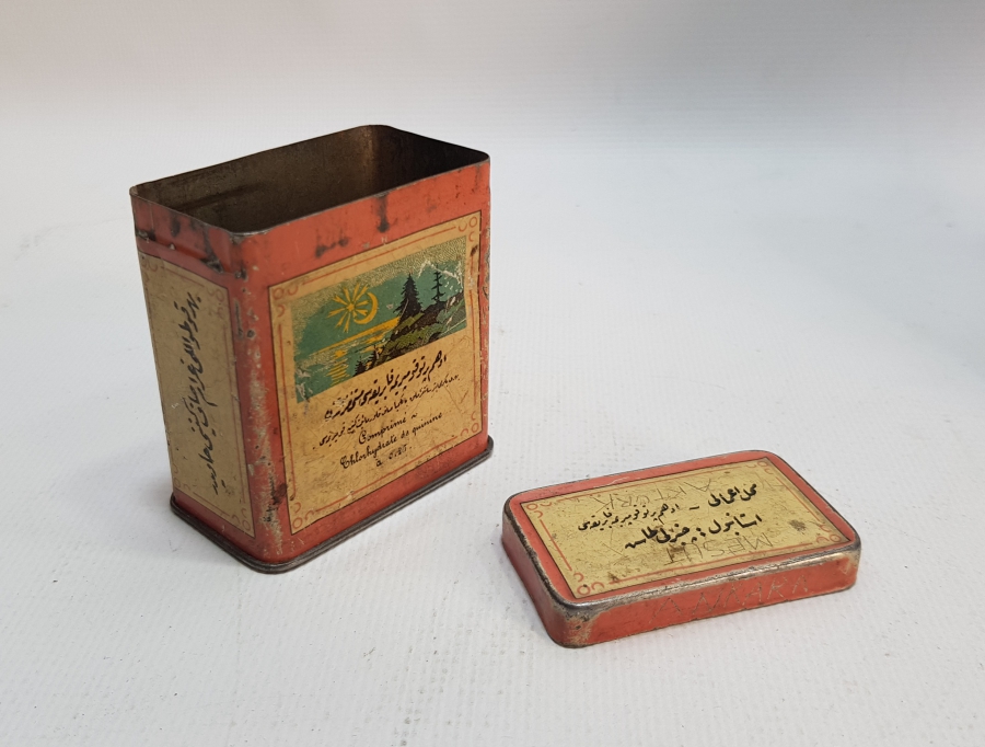 OSMANLICA YAZILI İLAÇ KUTUSU