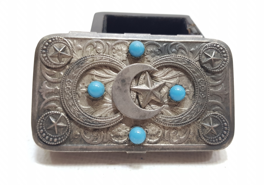 OSMANLI DÖNEMİ AY YILDIZLI ENFİYE KUTUSU