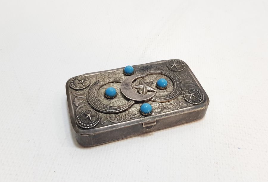 OSMANLI DÖNEMİ AY YILDIZLI ENFİYE KUTUSU