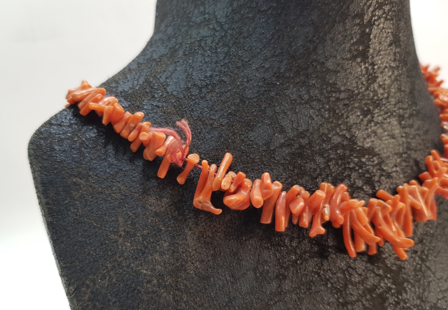 OSMANLI DÖNEMİ MERCAN TAŞLI GERDANLIK