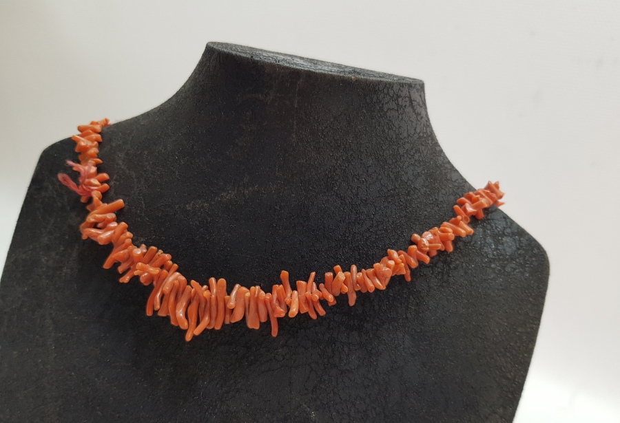 OSMANLI DÖNEMİ MERCAN TAŞLI GERDANLIK