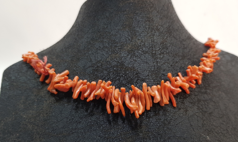 OSMANLI DÖNEMİ MERCAN TAŞLI GERDANLIK