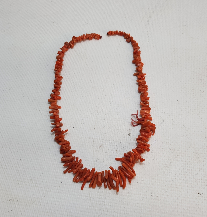 OSMANLI DÖNEMİ MERCAN TAŞLI GERDANLIK