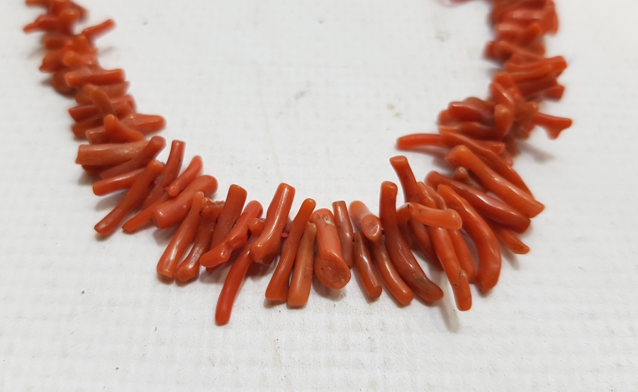 OSMANLI DÖNEMİ MERCAN TAŞLI GERDANLIK