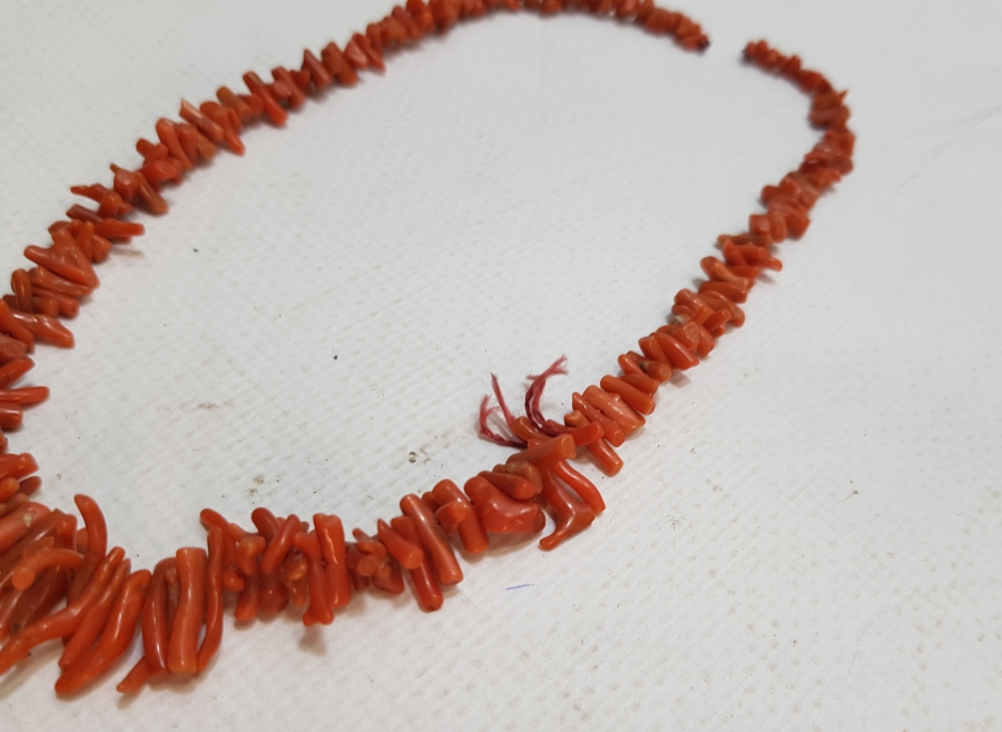 OSMANLI DÖNEMİ MERCAN TAŞLI GERDANLIK