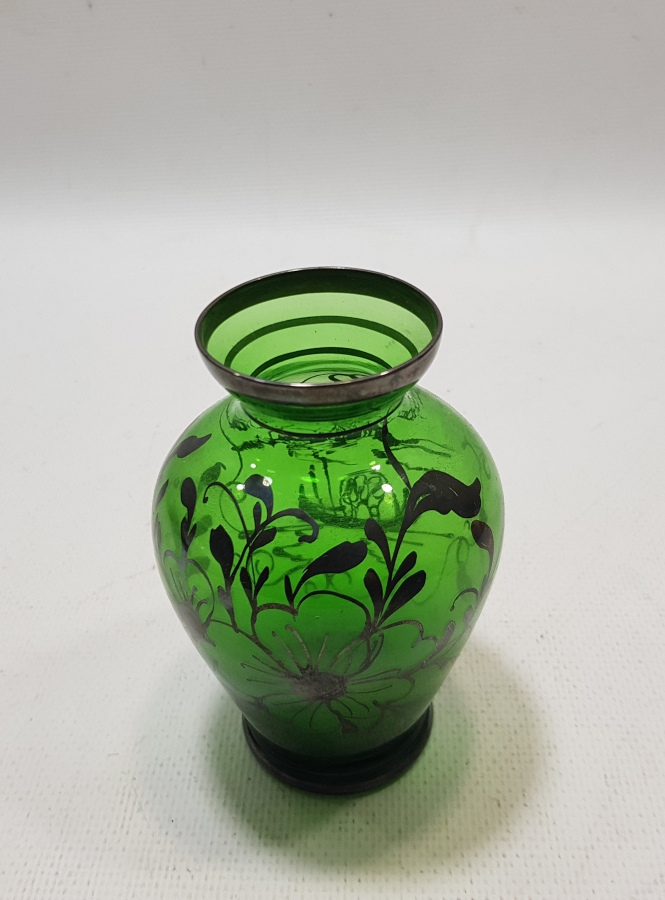 GÜMÜŞ GİYDİRME BOHEM VAZO