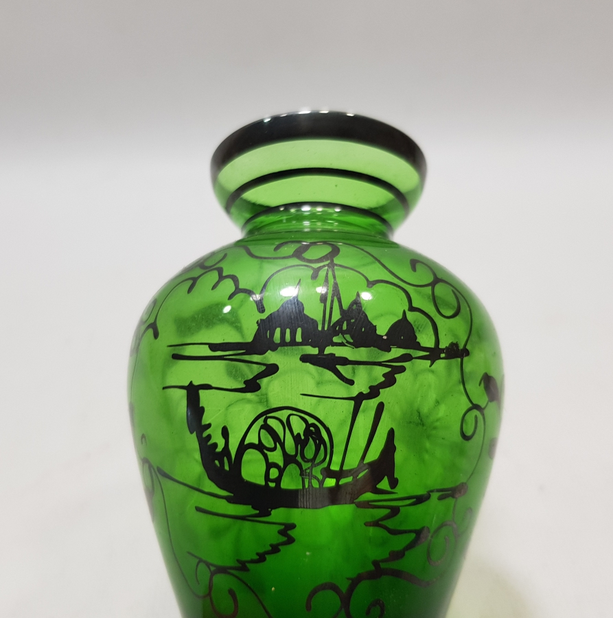 GÜMÜŞ GİYDİRME BOHEM VAZO