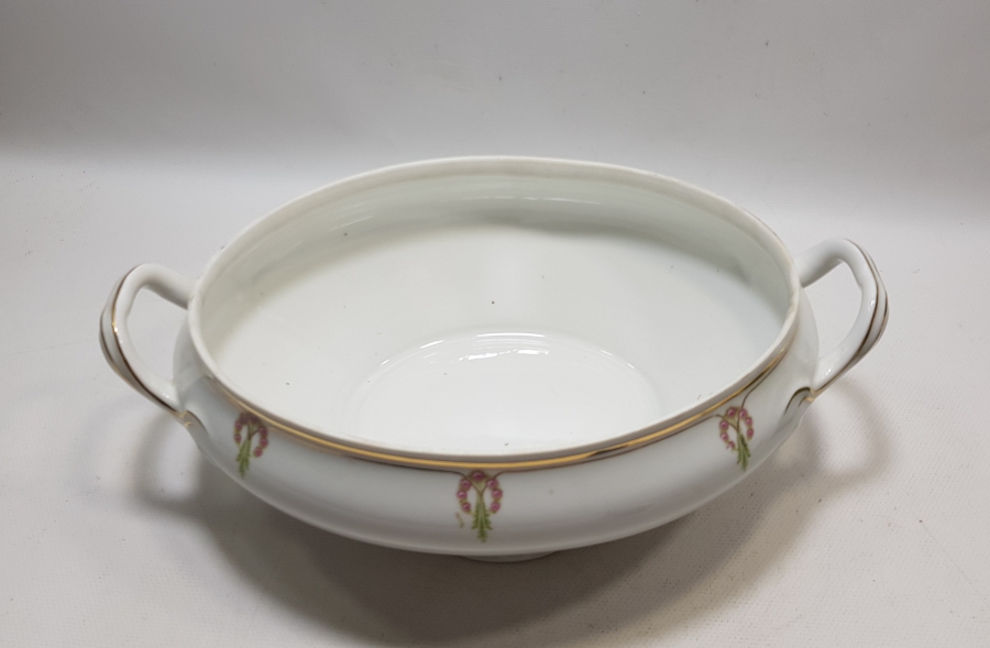 OSMANLI DÖNEMİ CONSTANTINOPLE PERA LİMONCUOĞLU DAMGALI PORSELEN ÇORBALIK