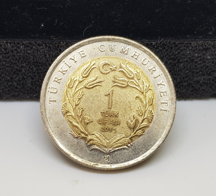 2015 ANKARA KEDİSİ 1 LİRA HATIRA PARA