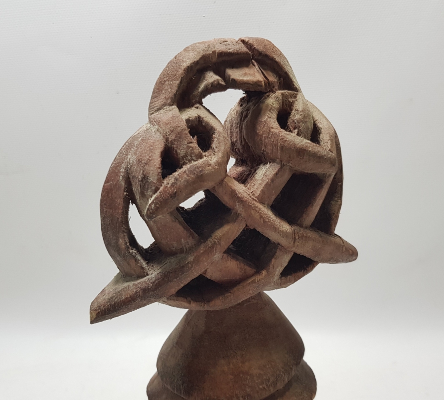 ANTİKA TEKKE İŞİ AHŞAP ALEM