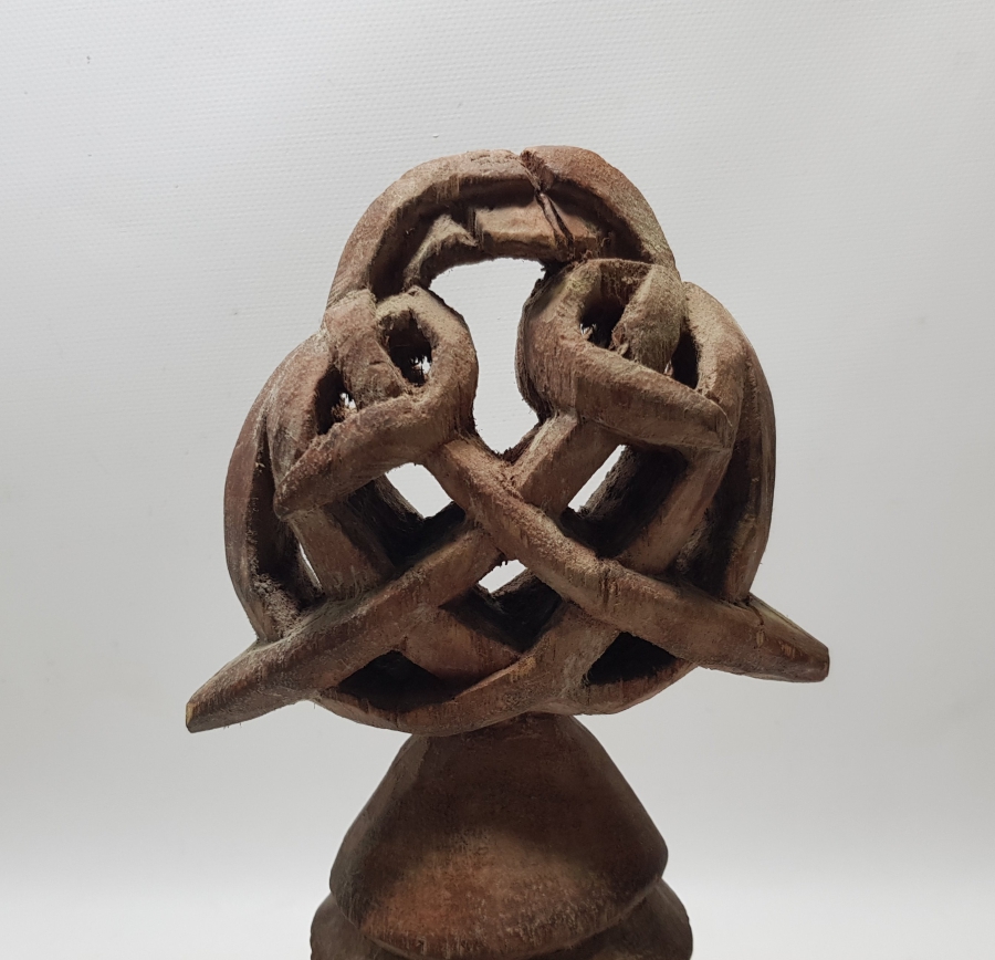 ANTİKA TEKKE İŞİ AHŞAP ALEM