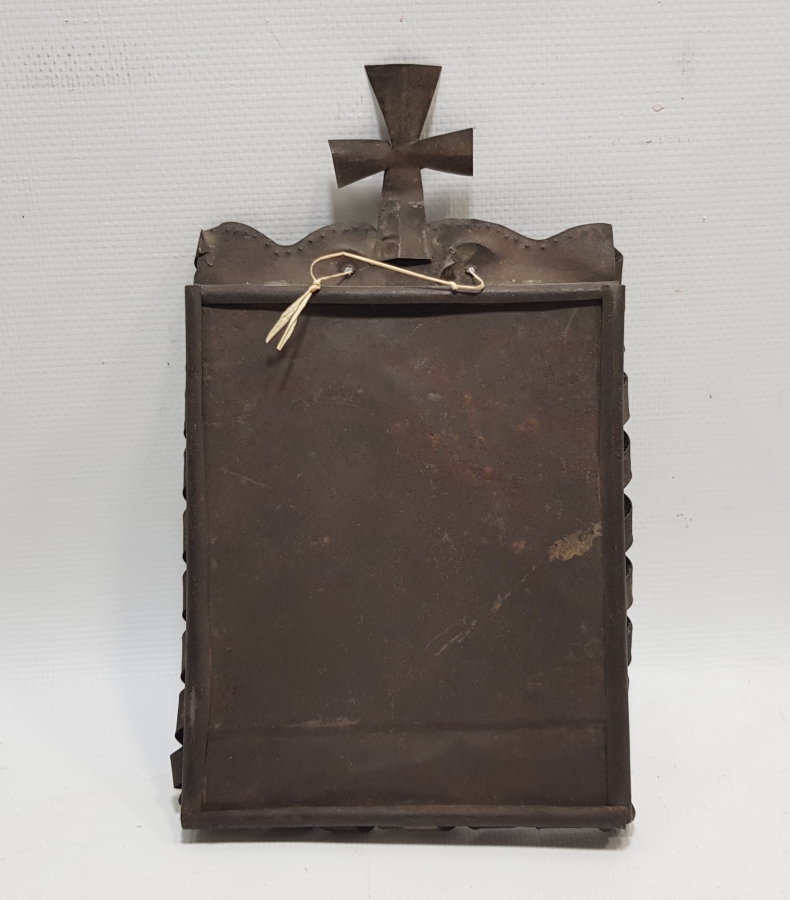 OSMANLI DÖNEMİ RUM İŞİ TENEKE İKONA