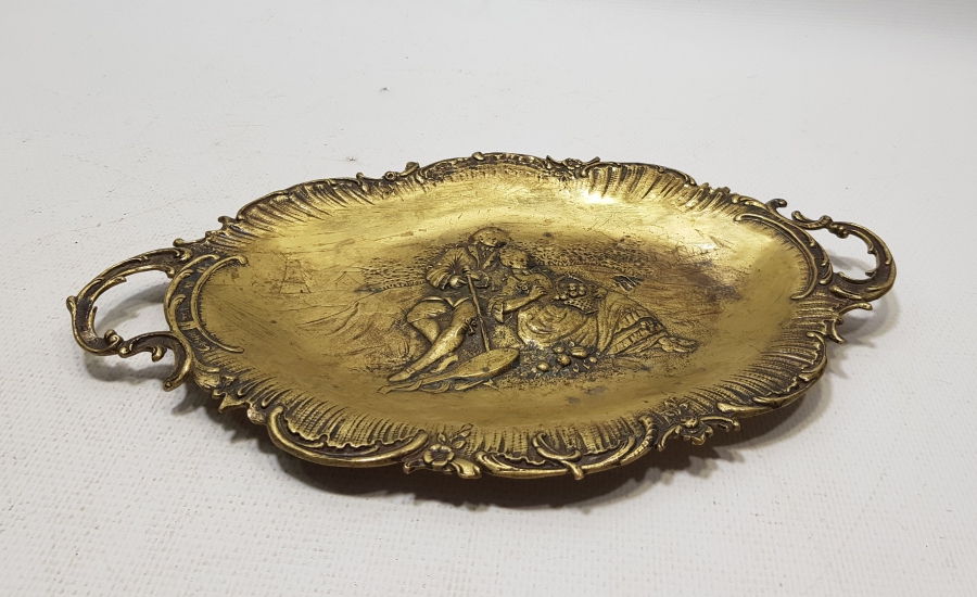 ANTİKA PİRİNÇ TEPSİ