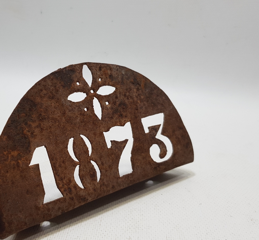 1873 TARİHLİ RUM İŞİ KAPI SÜSÜ