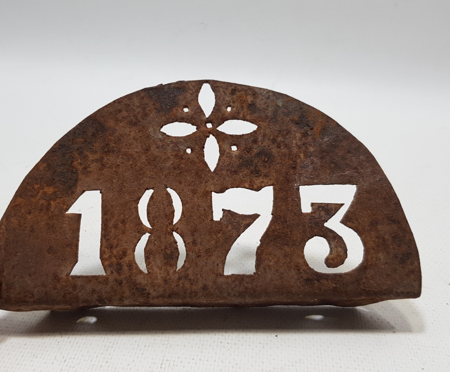 1873 TARİHLİ RUM İŞİ KAPI SÜSÜ