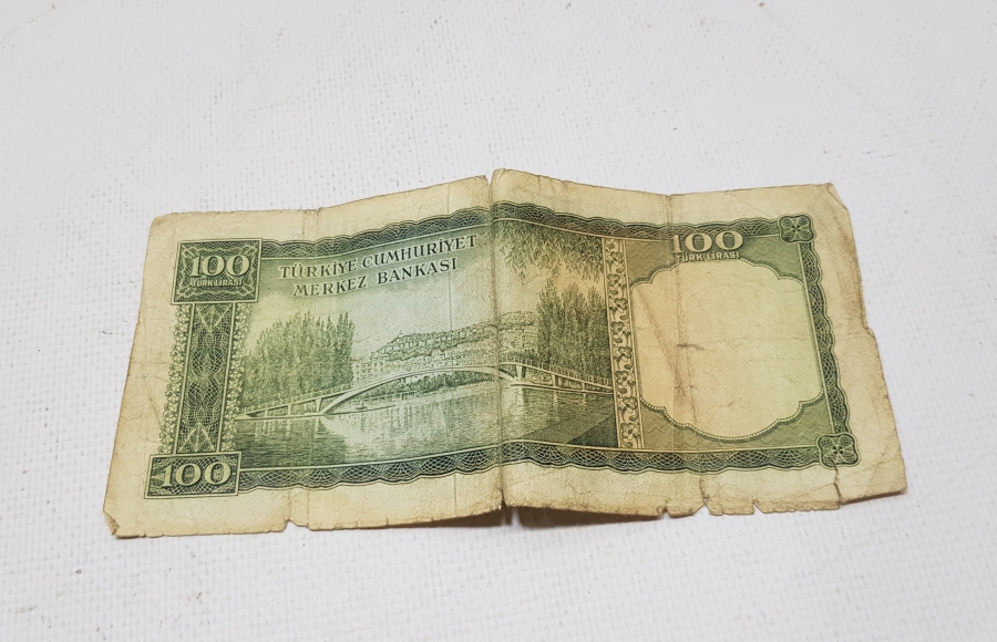 T.C. 5. EMİSYON 100 LİRA KAĞIT PARA
