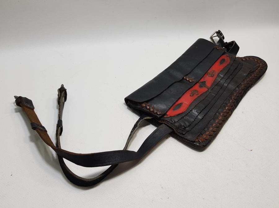 OSMANLI DÖNEMİ ÇERKES İŞİ DERİ KÜTÜKLÜK