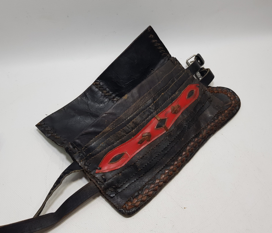 OSMANLI DÖNEMİ ÇERKES İŞİ DERİ KÜTÜKLÜK