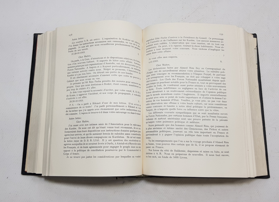 1927 TARİHLİ ÇOK NADİR FRANSIZCA NUTUK