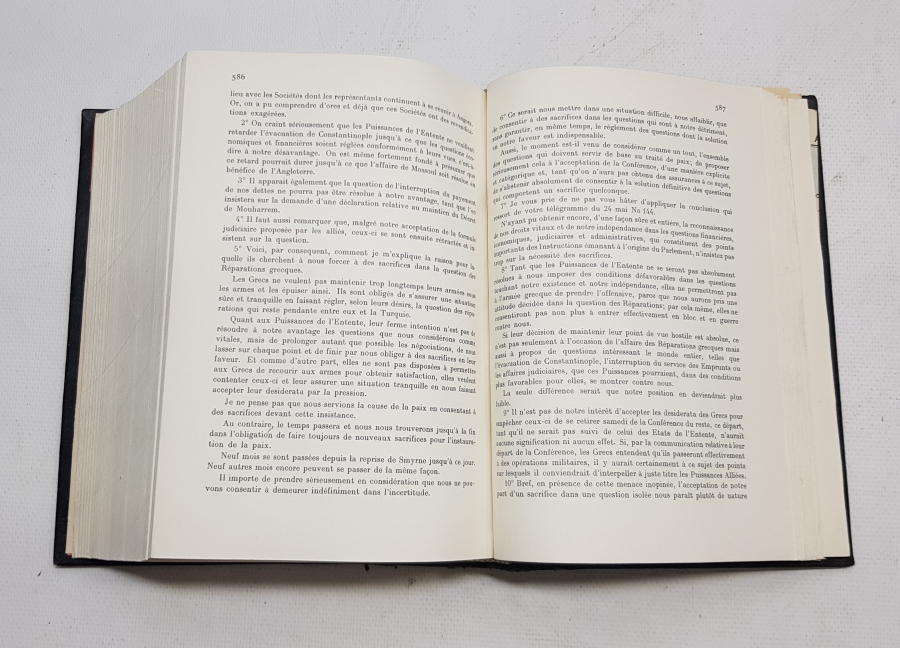 1927 TARİHLİ ÇOK NADİR FRANSIZCA NUTUK