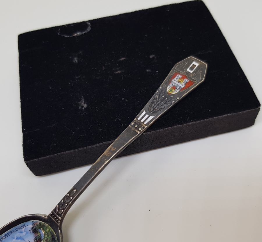 HANNOVER GÖRSELLİ MİNELİ GÜMÜŞ ÇAY KAŞIĞI