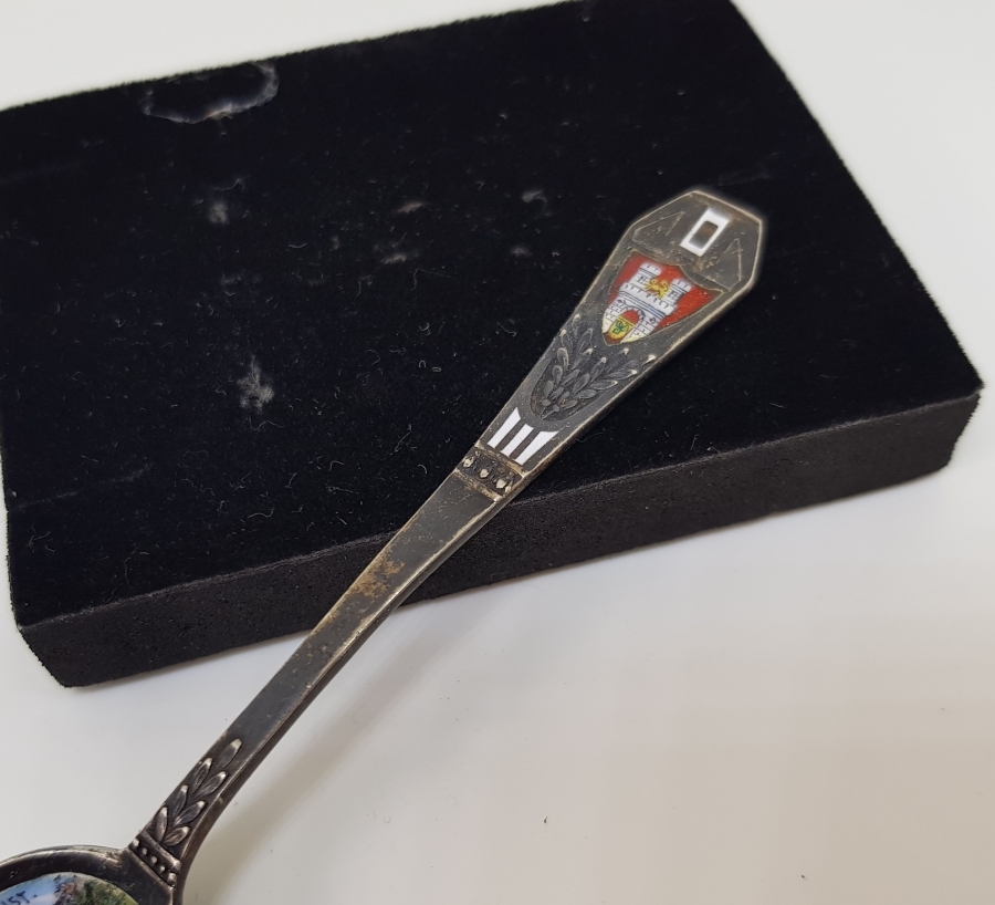 HANNOVER GÖRSELLİ MİNELİ GÜMÜŞ ÇAY KAŞIĞI