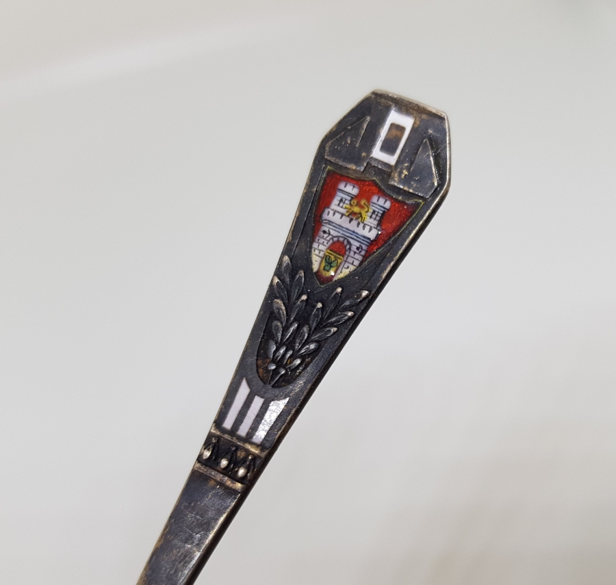 HANNOVER GÖRSELLİ MİNELİ GÜMÜŞ ÇAY KAŞIĞI