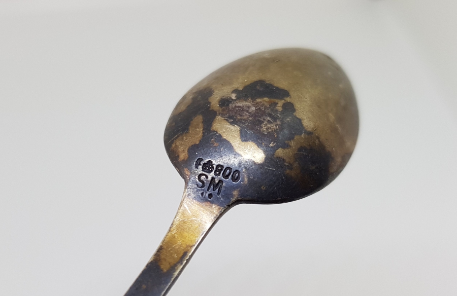 HANNOVER GÖRSELLİ MİNELİ GÜMÜŞ ÇAY KAŞIĞI