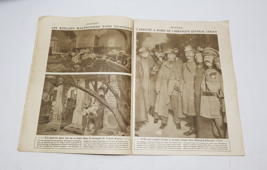 1. DÜNYA SAVAŞI 1918 TARİHLİ LE MİROİR DERGİSİ