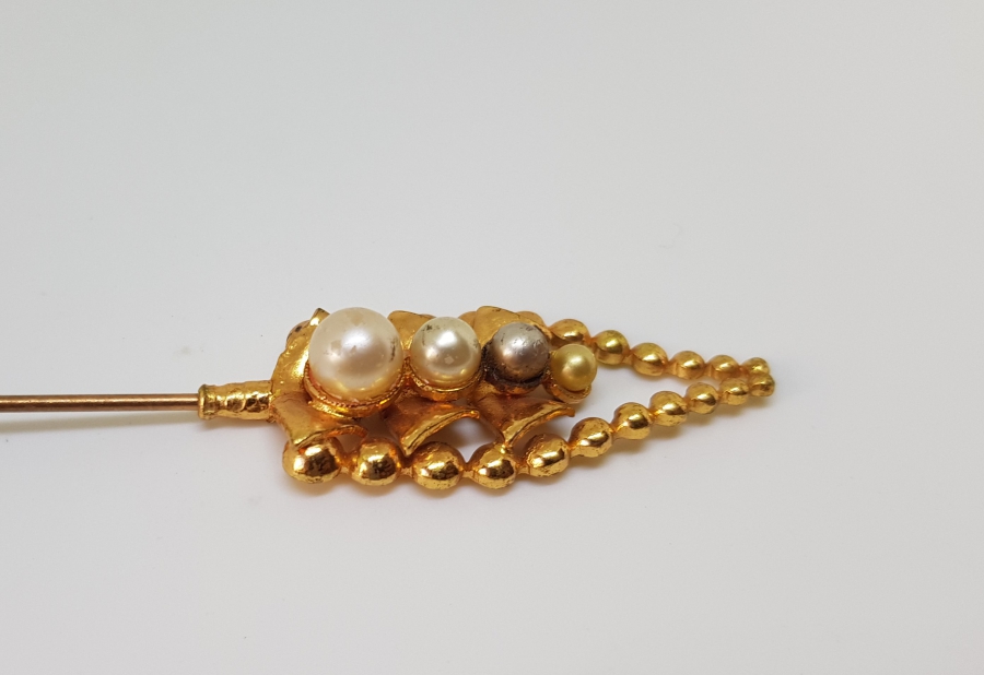 ALTIN KAPLAMA SAÇ İĞNESİ