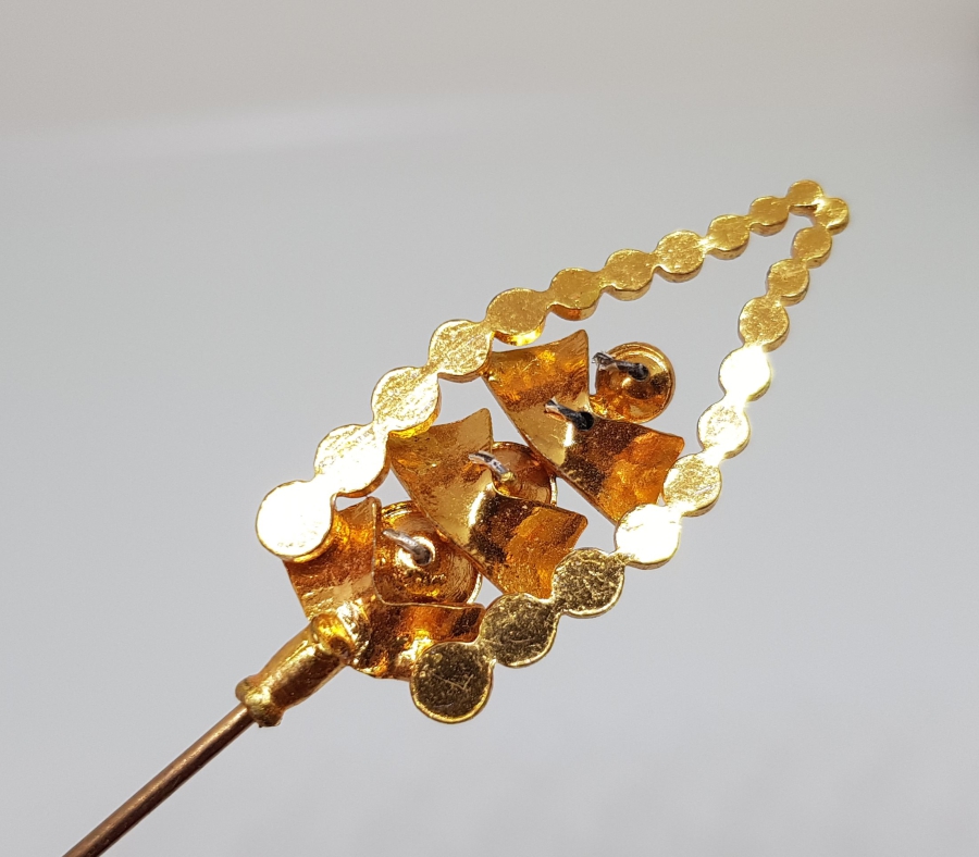 ALTIN KAPLAMA SAÇ İĞNESİ