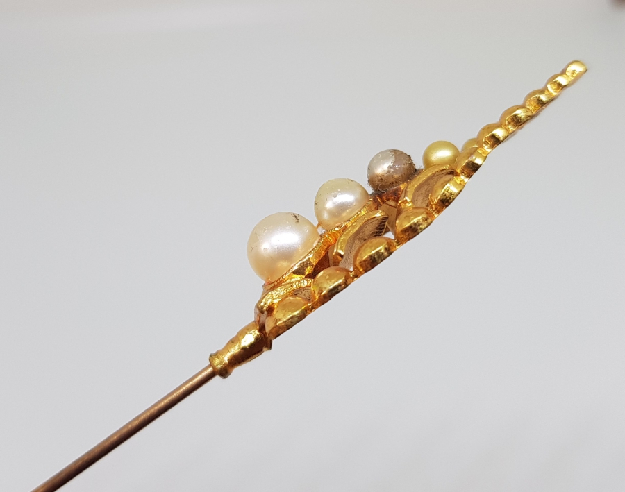 ALTIN KAPLAMA SAÇ İĞNESİ