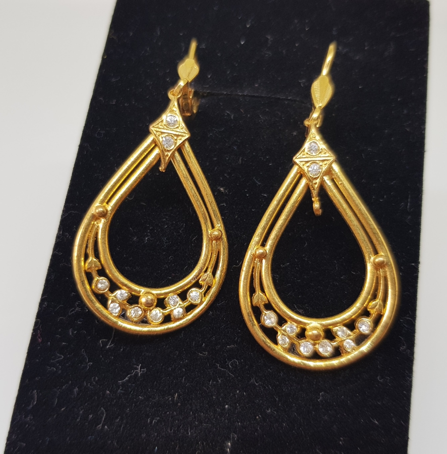 ANTİKA ALTIN KAPLAMA KÜPE