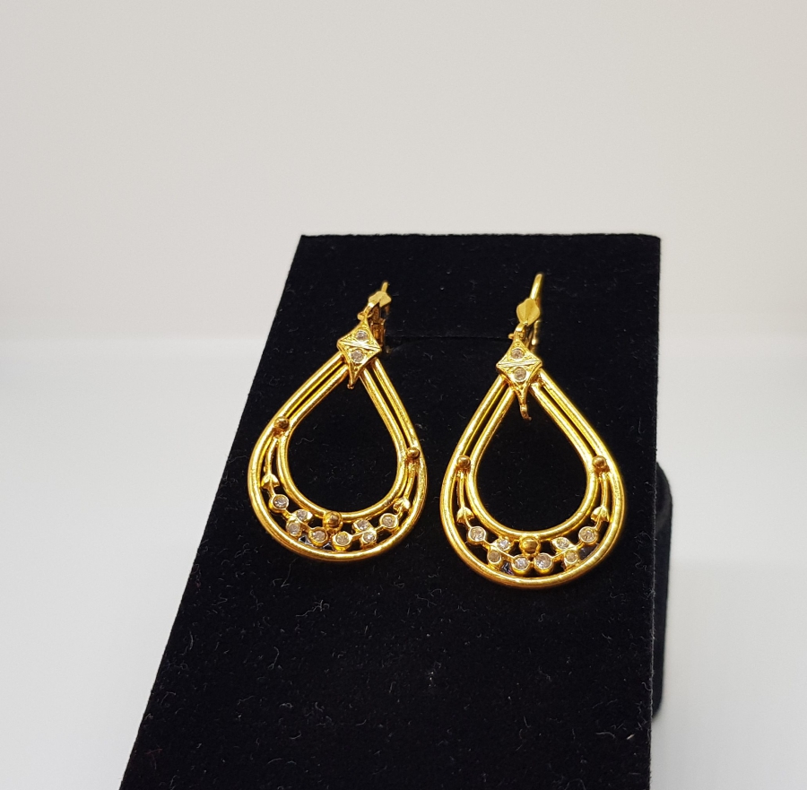 ANTİKA ALTIN KAPLAMA KÜPE