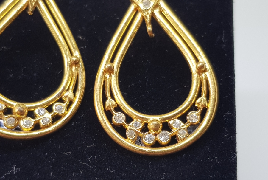 ANTİKA ALTIN KAPLAMA KÜPE