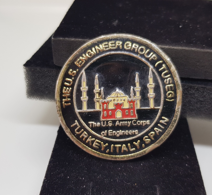 AMERİKAN ORDUSU MÜHENDİSLER BİRLİĞİ NİN TÜRKİYE KONULU MADALYASI