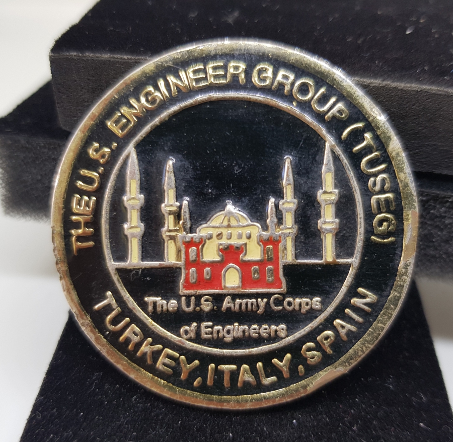 AMERİKAN ORDUSU MÜHENDİSLER BİRLİĞİ NİN TÜRKİYE KONULU MADALYASI