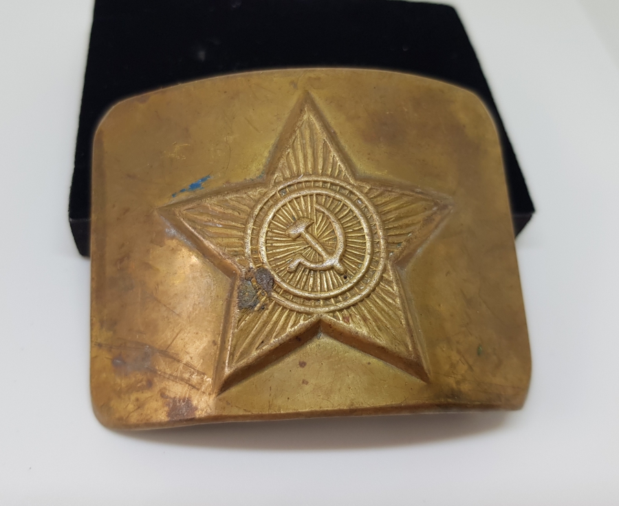 KOMUNİST SOVYET ASKERİ KEMER TOKASI