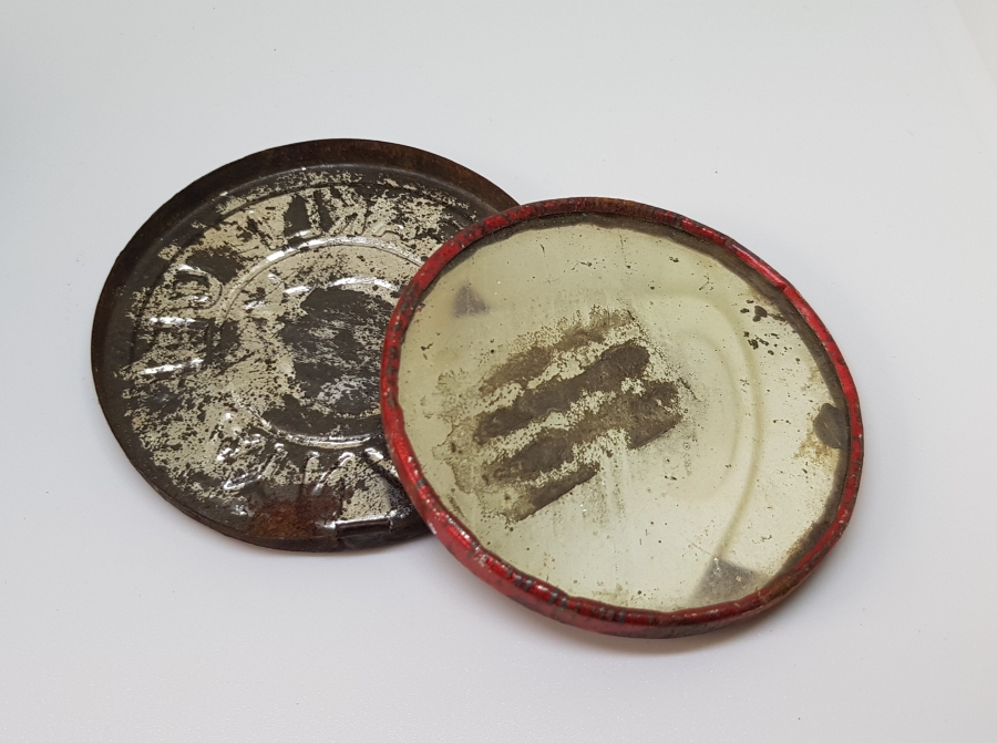 ANTİKA AY YILDIZLI CEP AYNASI