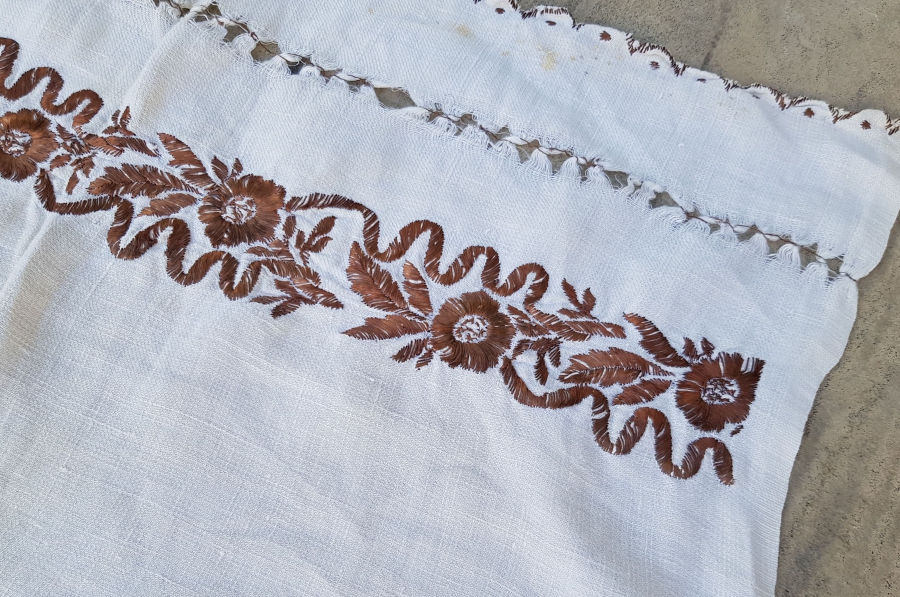 KÜTAHYA'NIN SARAY İÇİN YAPTIĞI NAKKAŞHANE İMZALI NADİR YAĞLIK