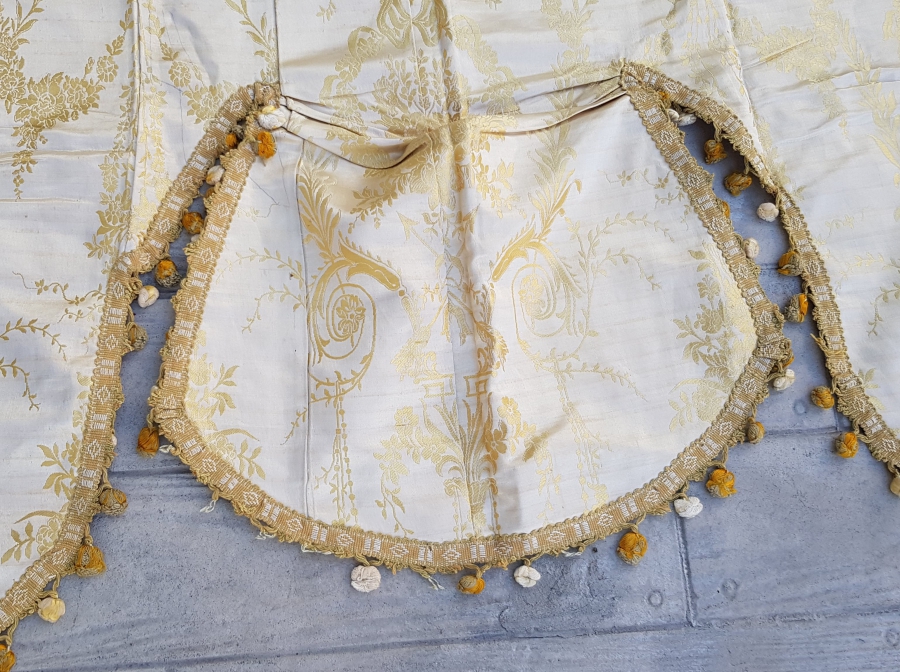 OSMANLI DÖNEMİ HEREKE İŞİ İPEK PERDE