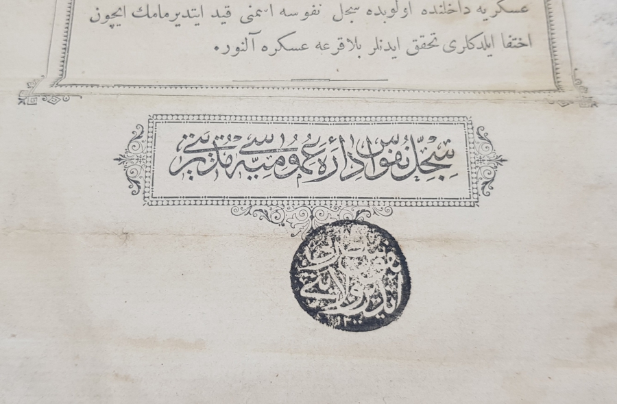 OSMANLI DÖNEMİ NÜFUS KAĞIDI