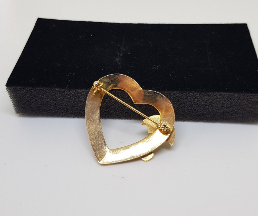 ANTİKA ALTIN KAPLAMA BROŞ