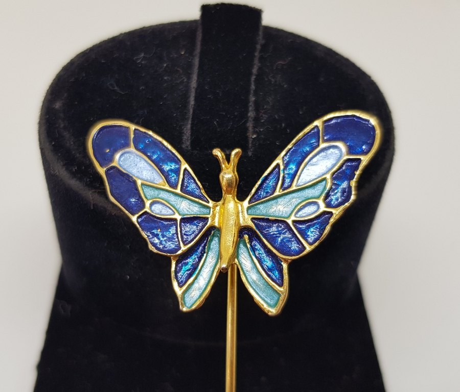 KELEBEK FORMLU BROŞ