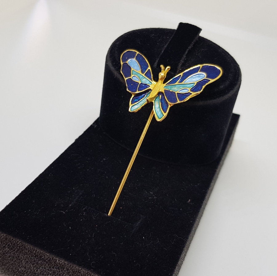 KELEBEK FORMLU BROŞ