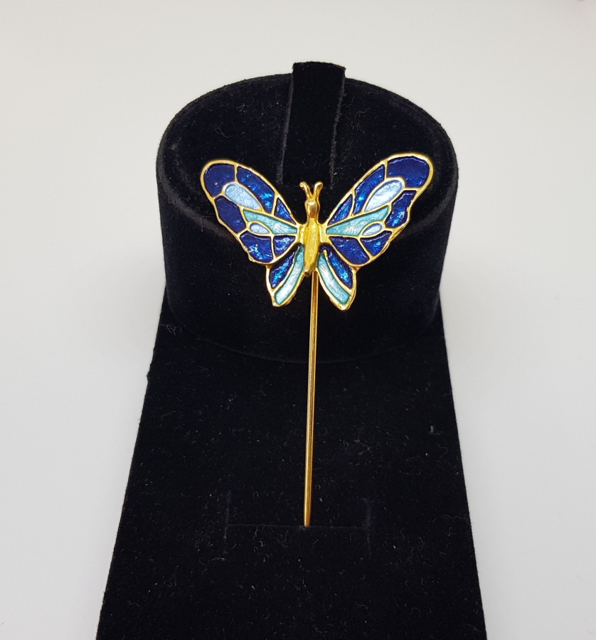 KELEBEK FORMLU BROŞ