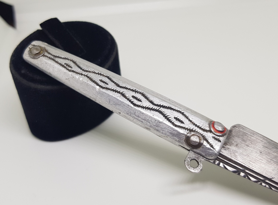 ÜZERİ OSMANLICA YAZILI TAMAMI EL YAPIMI ESARET YADİGARI SAATÇİ ÇAKISI